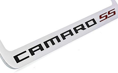Miniatura 2 de Chevrolet Soporte de marco de matrícula de metal cromado Camaro SS