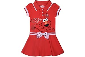 Toddler Girl Elmo Tickle Me Dress: A Beloved Character's Delight