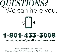 Vista 8 de Walker Edison Sedalia - Moderna mesa lateral de estilo casa de campo con laterales en X de metal, paquete de 1 unidad, roble rústico Gris (Grey Wash)