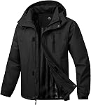 SWISSWELL Mens Rain Jackets Lightweight Waterproof Windbreaker Jackets Rain Coats with Hood for Golf Fishing Hiking