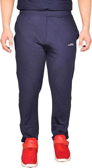 Amazon.com: Meddy Pantalón deportivo para hombre en azul marino – Patrón  sólido, longitud completa, perfecto para fitness, gimnasio, cardio., XXL :  Ropa, Zapatos y Joyería