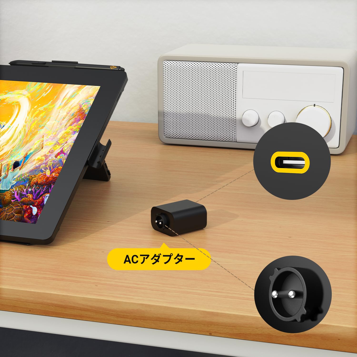 Amazon | XENCELABS ハブ ペンディスプレイ16用Xencelabsハブバンドル 