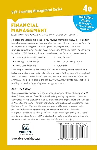 Miniatura 2 de Financial Management Essentials You Always Wanted To Know (Color) (Self Learning Management)
