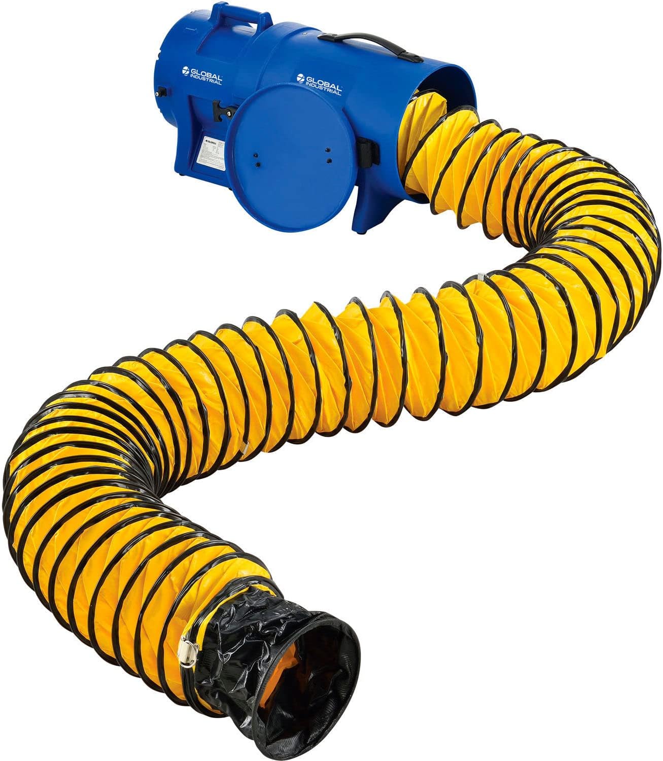 Global Industrial 8" Confined Space Blower Fan, 25' Duct