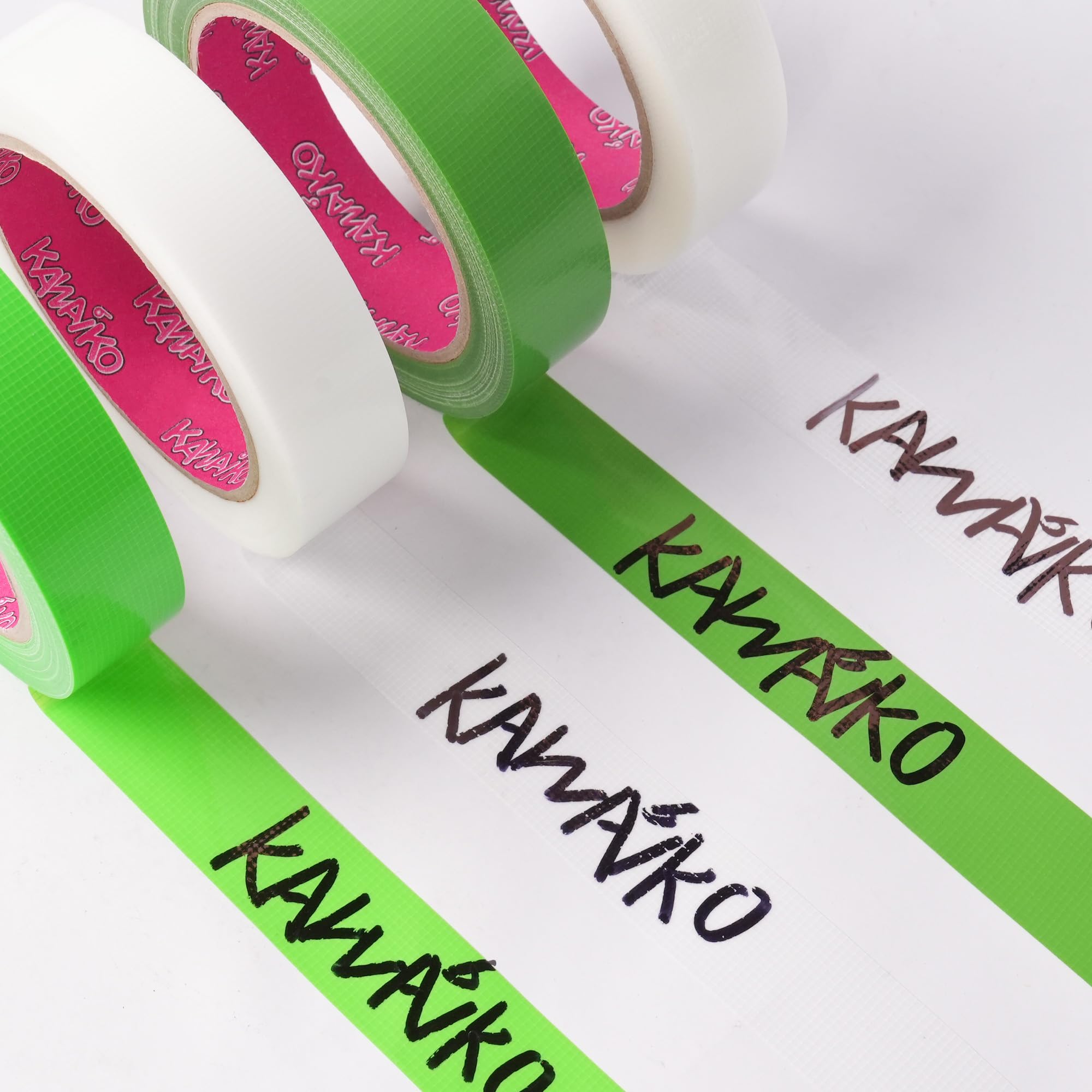Amazon.co.jp: KAWAIKO 養生テープ 緑 25mm×25m はがせる ガムテープ布 