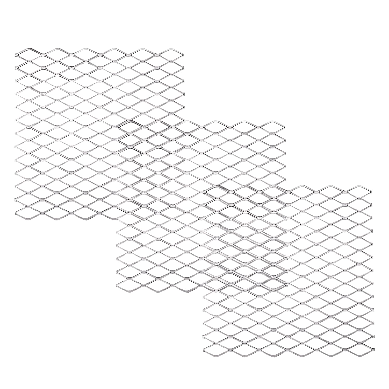 National Hardware N301-598 4075BC Expanded Steel in Plain Steel, 3 pack,12x12 Inch