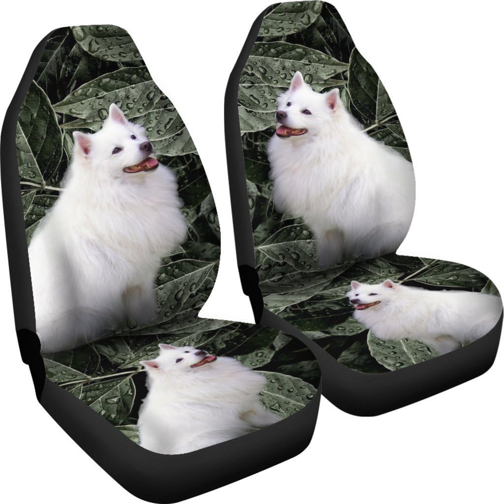 American Eskimo Print Car Seat Covers