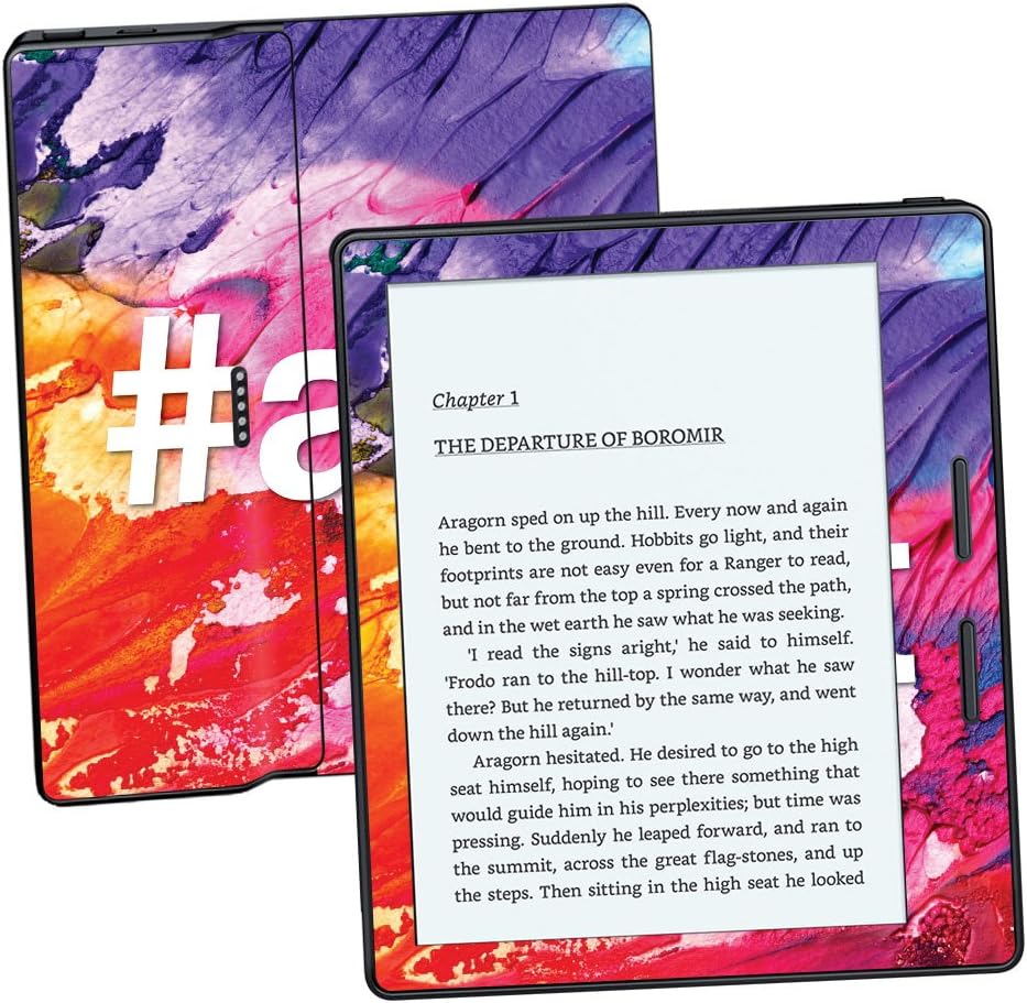 MightySkins Skin Compatible with Amazon Kindle Oasis 6" (8th Gen) - Art | Protective, Durable, and Unique Vinyl Decal wrap Cover | Easy to Apply, Remove, and Change Styles | Made in The USA