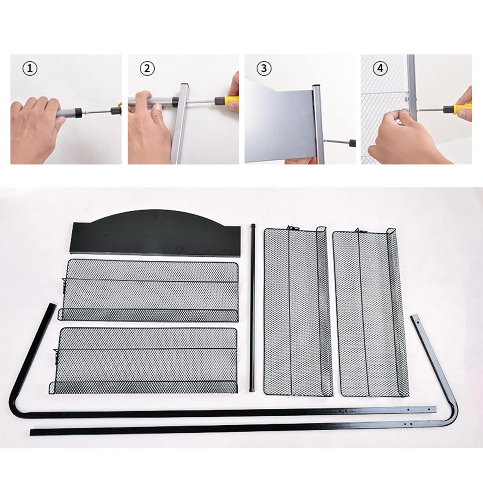 Porte-revues mobile sur pied, support de brochure en métal pour expositions et foires commerciales