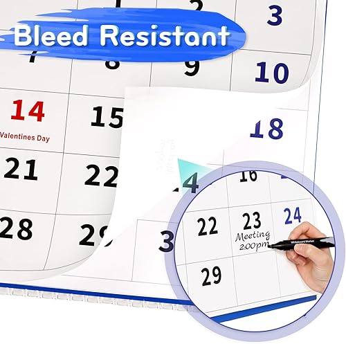 Miniatura 3 de Calendario de pared 2021-2022, calendario mensual 2022, calendario vertical de 3 meses, plegado en un mes, 34 x 13 pulgadas (cuando está abierto),