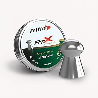 Rifle Air Gun Pellets | .177, .22, .25, .30, .35 Calibers | Rounded, Domed, Hollow Point, Slug Heads | Various Weights for Target Shooting, Hunting, and Recreation | 50-500 Count