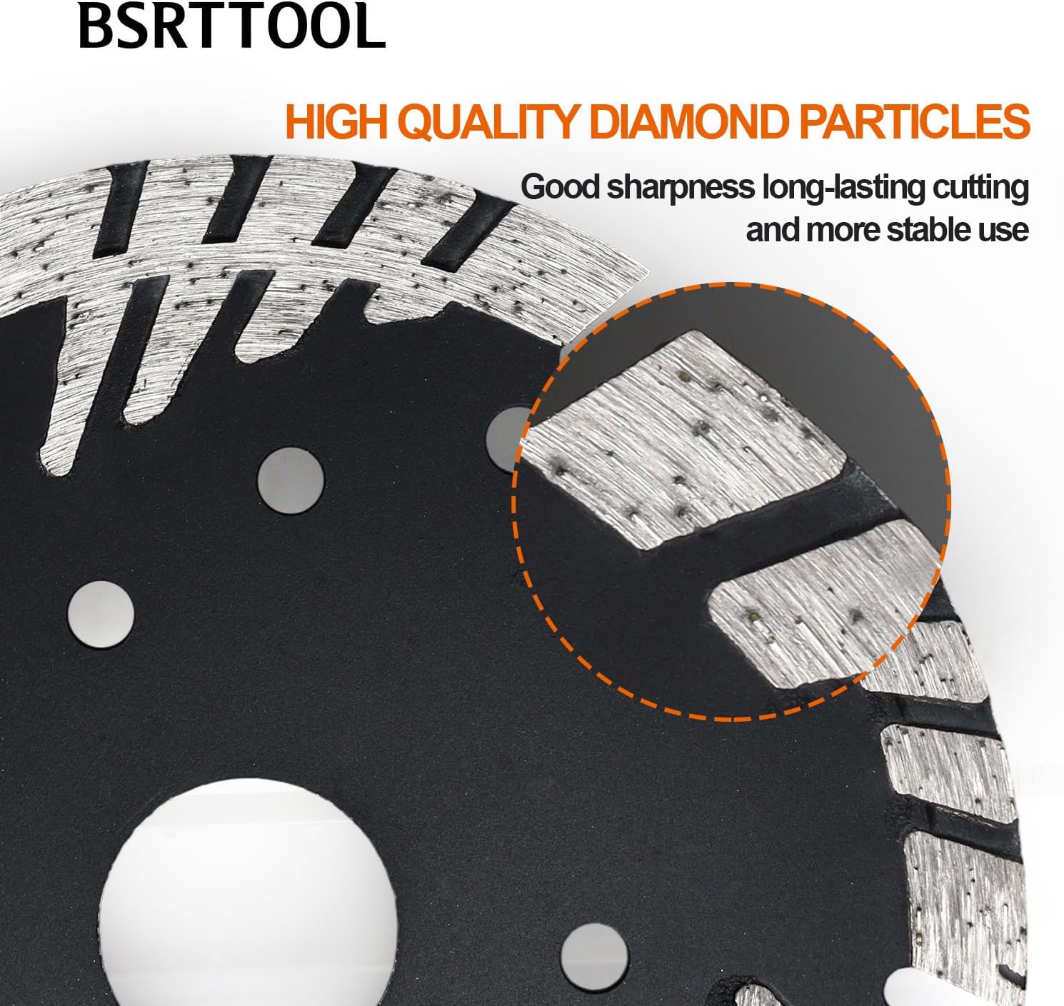4 Inch Diamond Saw Blade Dry or Wet - Angle Grinder Cutting Porcelain Tiles Stone Marble Granite Concrete Ceramics