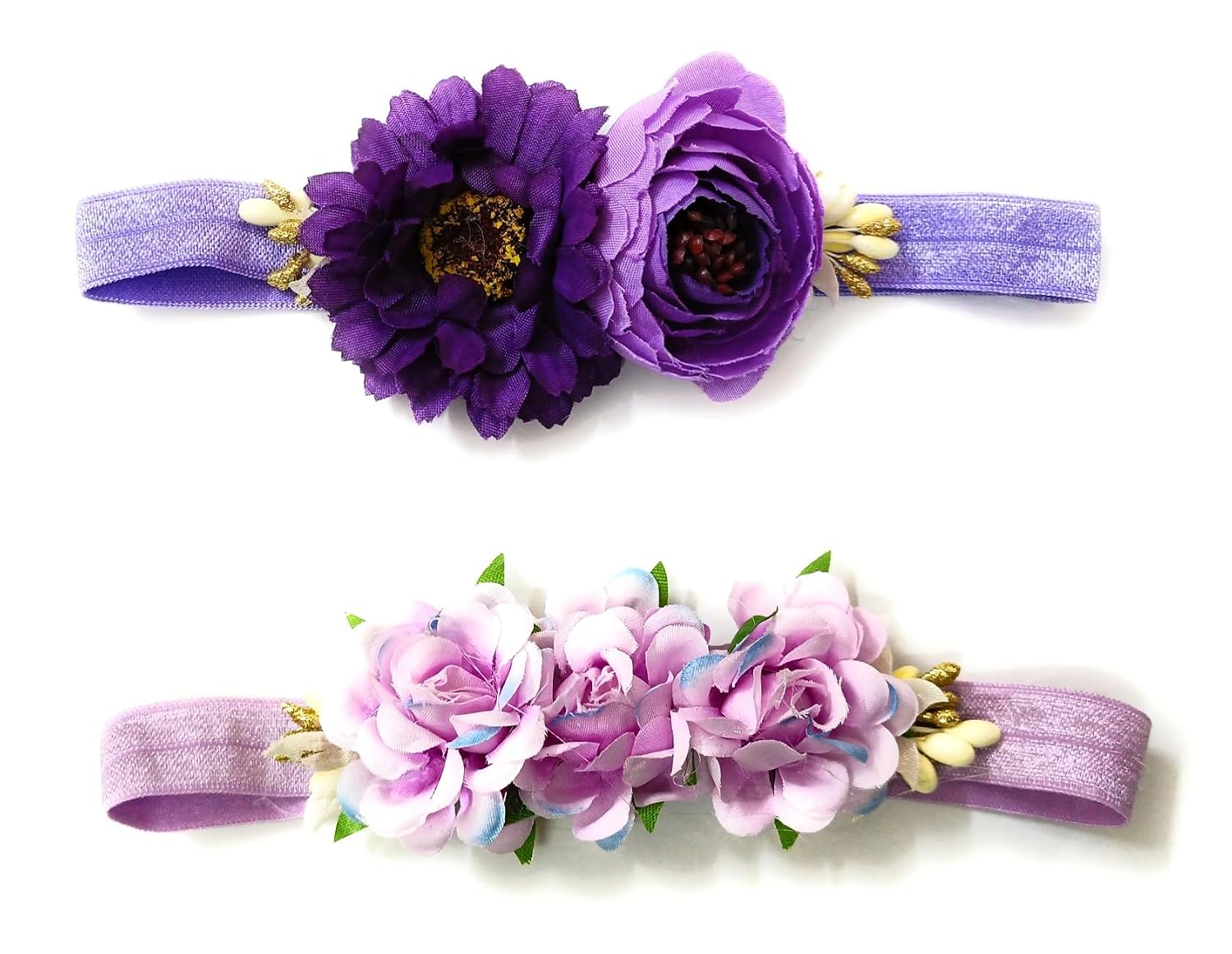 CRAnsh Creations;Crafted with Love Handmade Floral cotton blend head bands for newborn baby girls (0-2 years) clothing acc... - Review, Price and Buying Guide