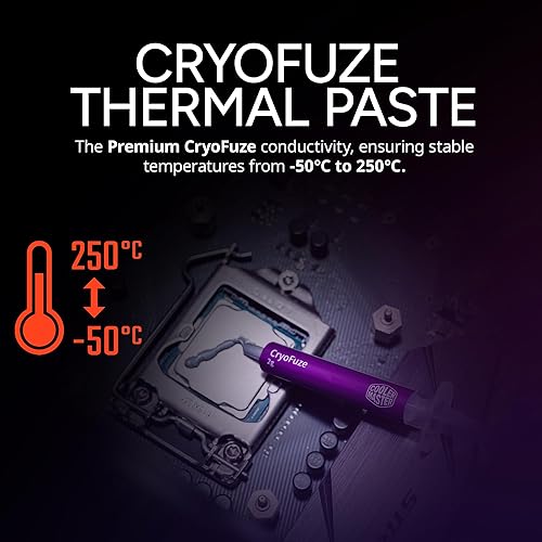 Miniatura 9 de Cooler Master Enfriador de aire de CPU Hyper 212 RGB Black Edition ventilador SF120R RGB 4 tubos de calor CD 20 negro metálico anodizado aletas de