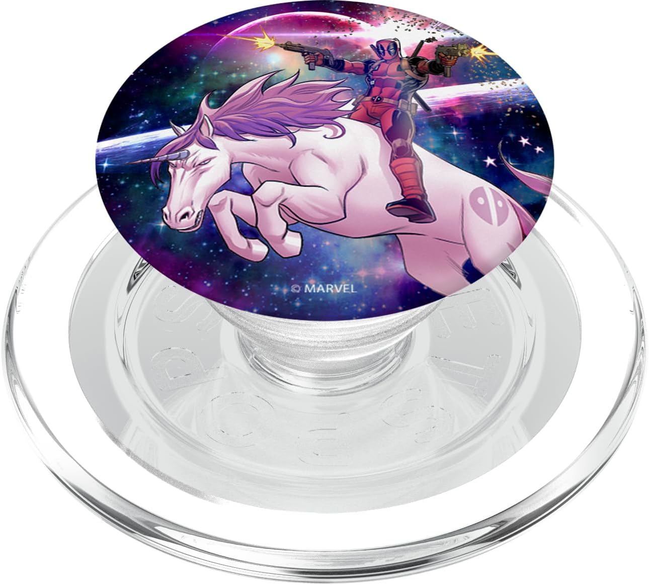 Marvel Deadpool Space Unicorn Tacos PopSockets PopGrip for MagSafe