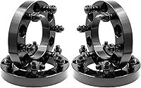 Vista 12 de Wheel Accessories Parts 4 adaptadores de espaciadores de rueda centrados en buje de 6x5.5 0.236x5.500 in 2.00 pulgadas de grosor 3.063 in Hub