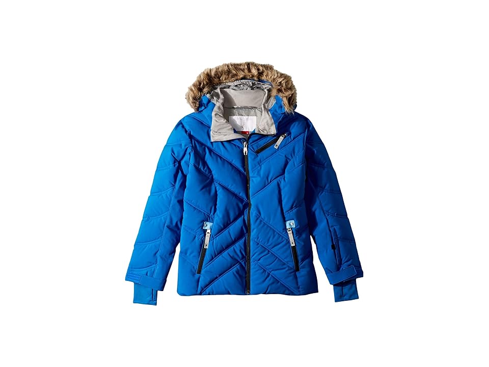 

Spyder Kids Atlas Jacket (Big Kids) (Turkish Sea/Blue Ice/Silver) Girl's Jacket