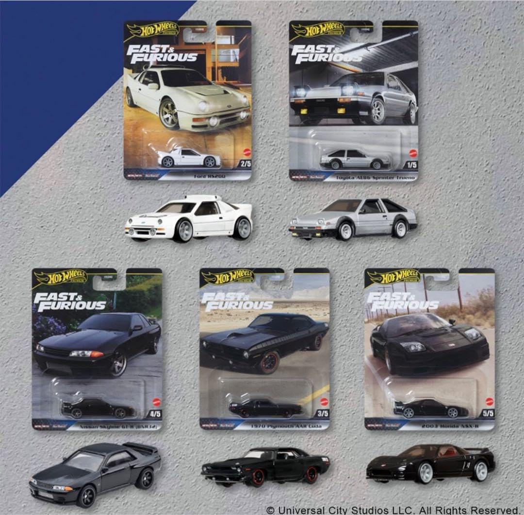 値下げ！ワイルドスピードミニカ豪華5台セット！ Amazon.co.jp: ワイルドスピード プレミアム 5台セット : おもちゃ