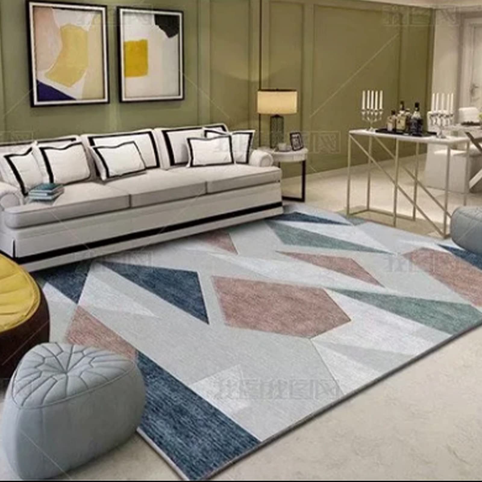 Tapis en peluche douce 140x200 idéal pour créer un coin lecture cocooning