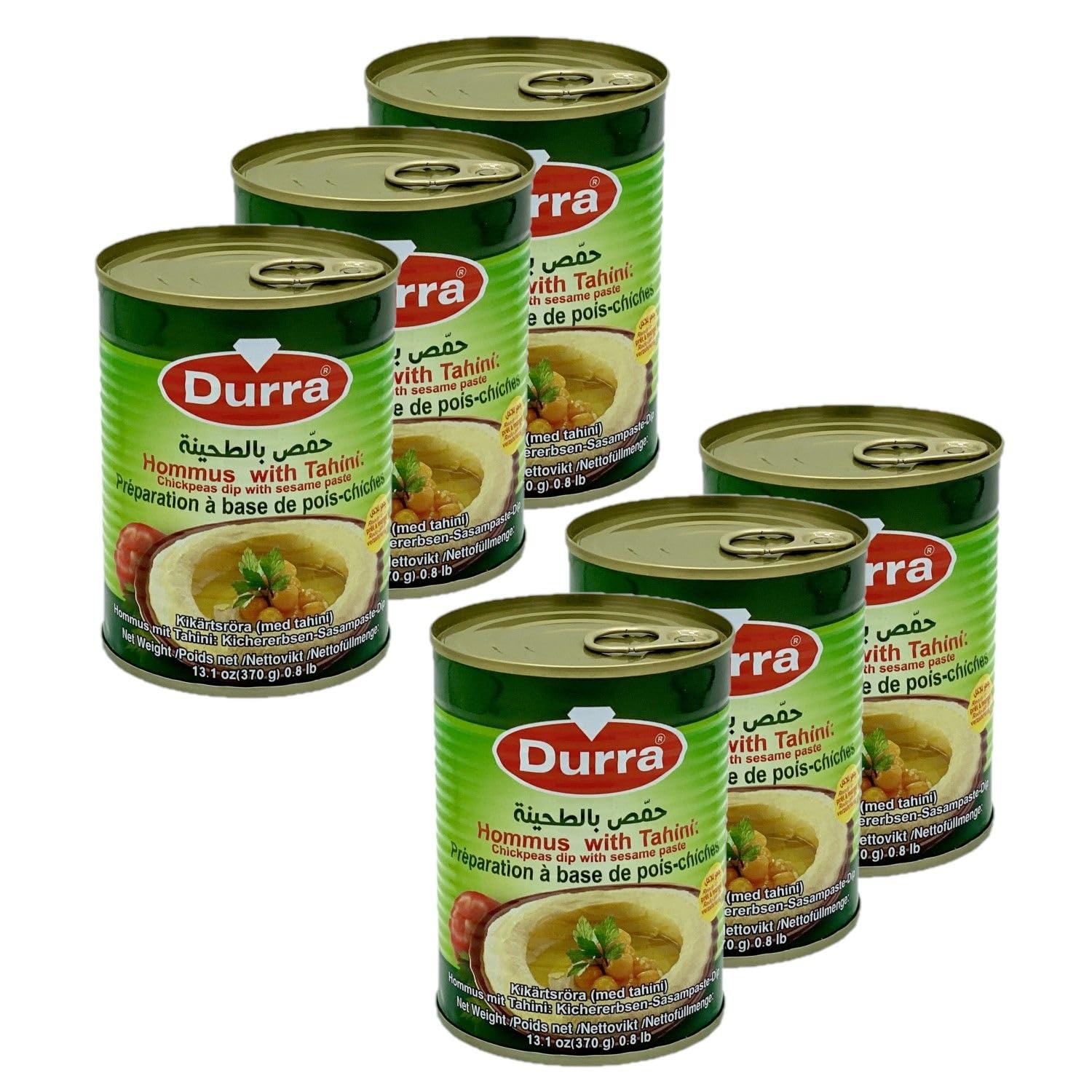Lot 6x Houmous - Durra - 370g