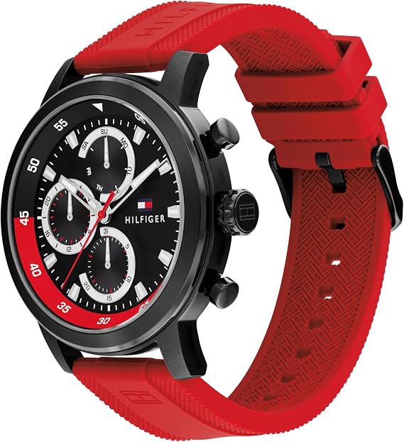 Tommy Hilfiger Multi Dial Quartz Watch for Men with Stainless Steel Strap or Silicone Strap