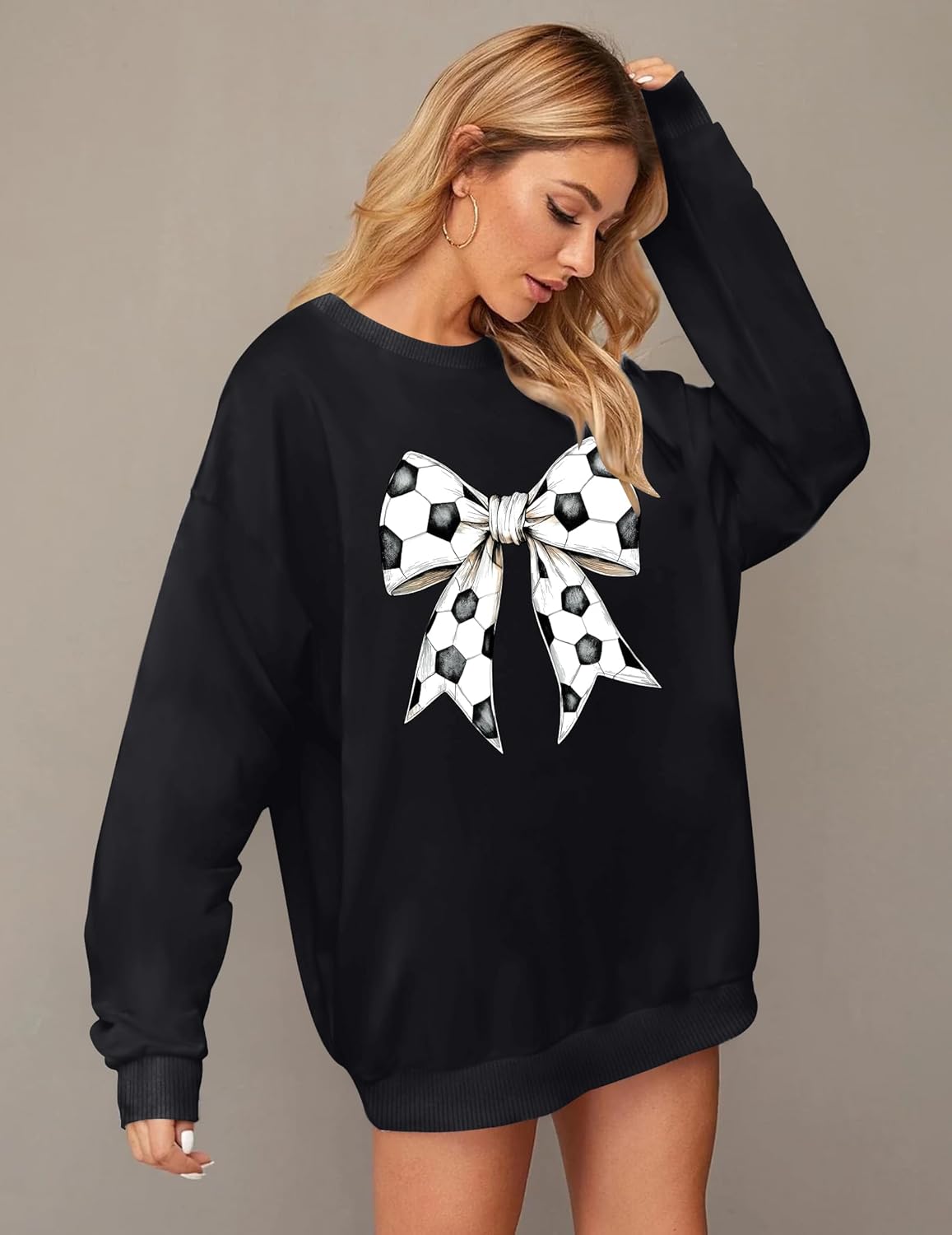 Game Day Sweatshirt Women Basketball Shirt Baseball Soccer Fan Shirts Sunday Funday Pullover Top Oversized Long Sleeve