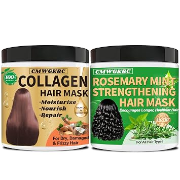 Deep Conditioning Hair Mask Rosemary Hair Conditioner & Collagen Hair Mask
