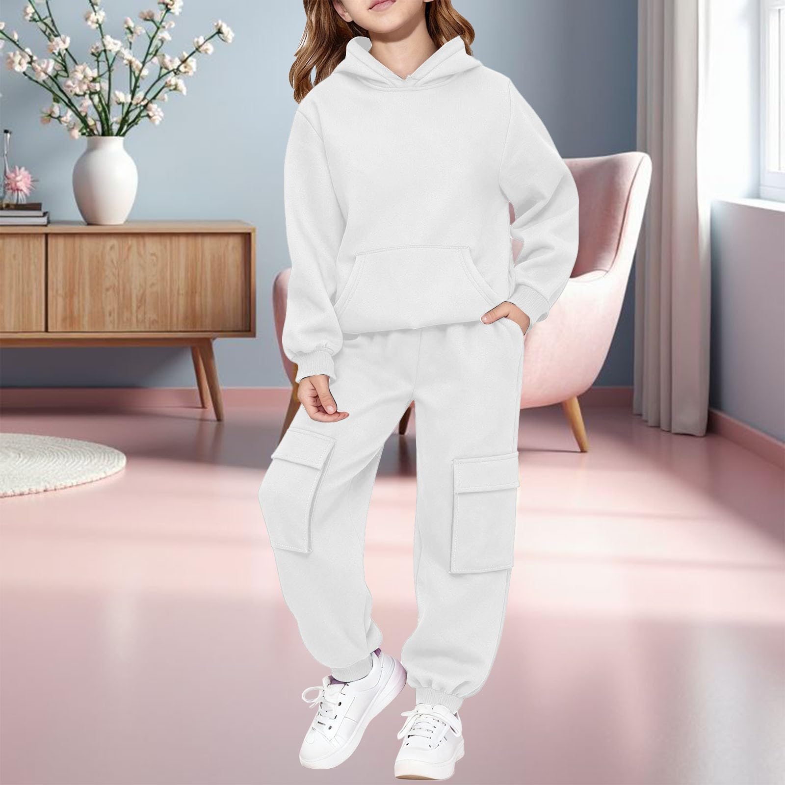 Conjunto de 2 piezas con capucha para niños