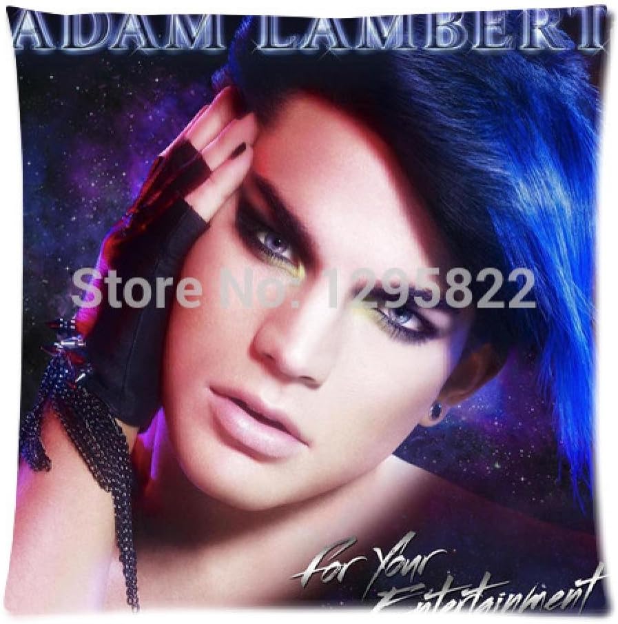Ulive Soft Cushion Cover Adam Lambert Pillow Case 18X18 Inch (One Side)-Pc18-1145