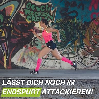 Sports compression socks Under Pressure Runattack (compression: 18-21 mmHg) - highest quality, made in Germany!, petrol
