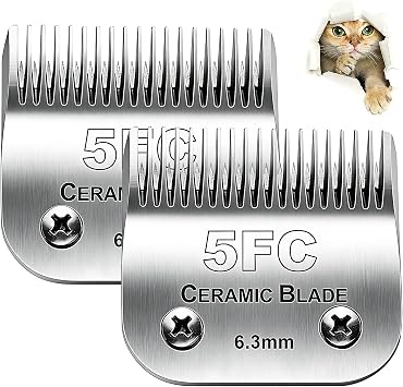 #5F Blade Dog Grooming Clipper Replacement Blades,Compatible with Andis