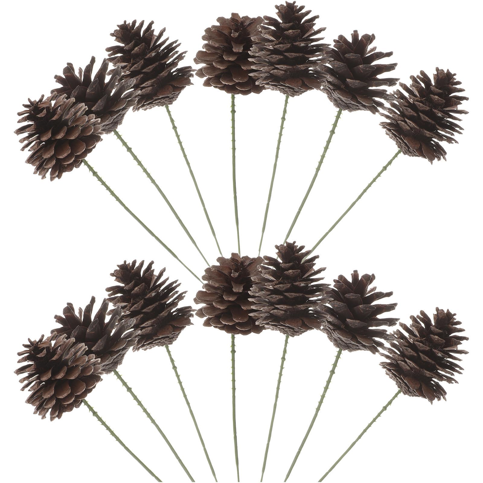 Pommes de pin de Noël en fer et bois : accessoires créatifs pour décoration magasin et cadeaux