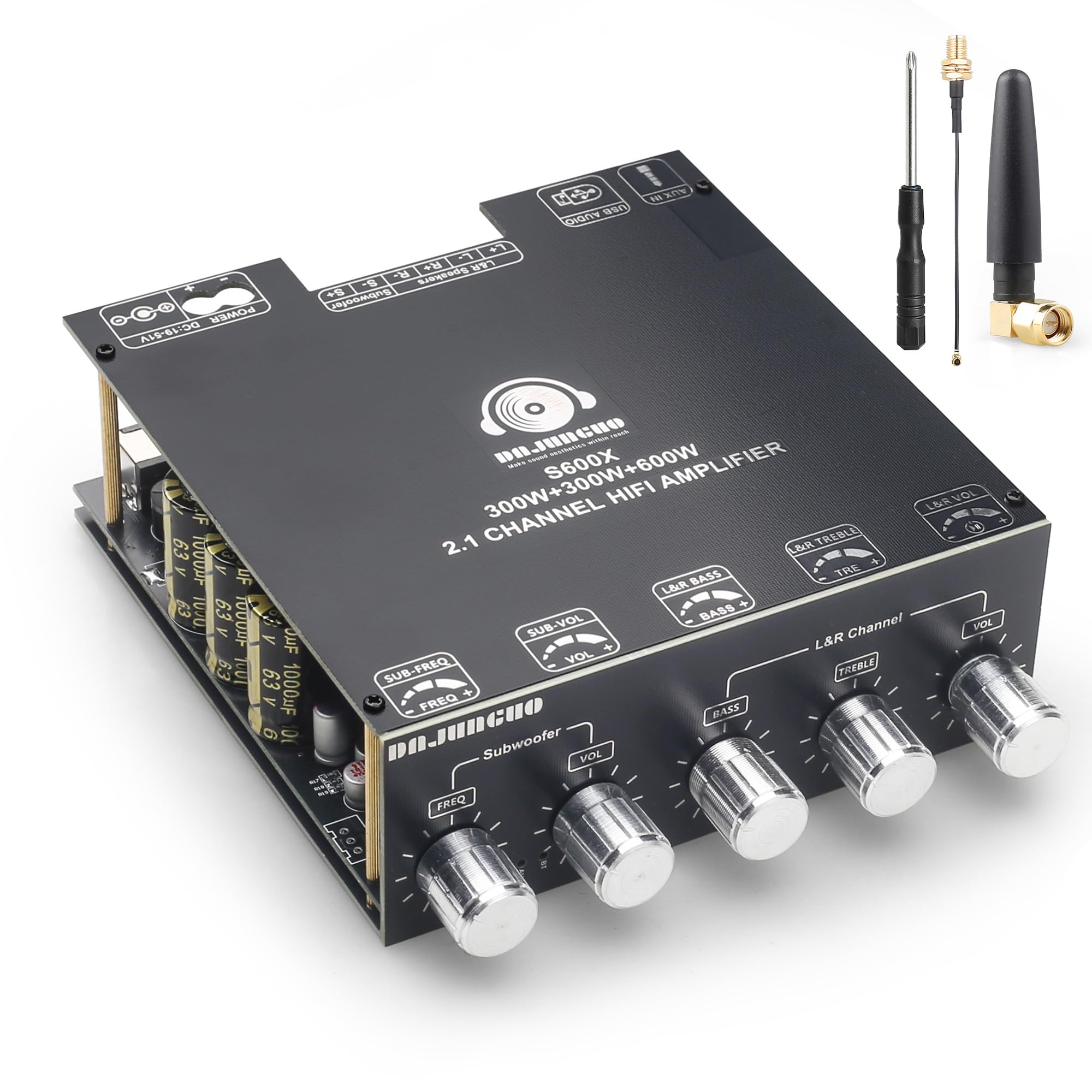 M*a様 ザアザアCDおまけ付き Amazon.com: S600X 2.1 Channel Bluetooth Amplifier Board, 300W+300W
