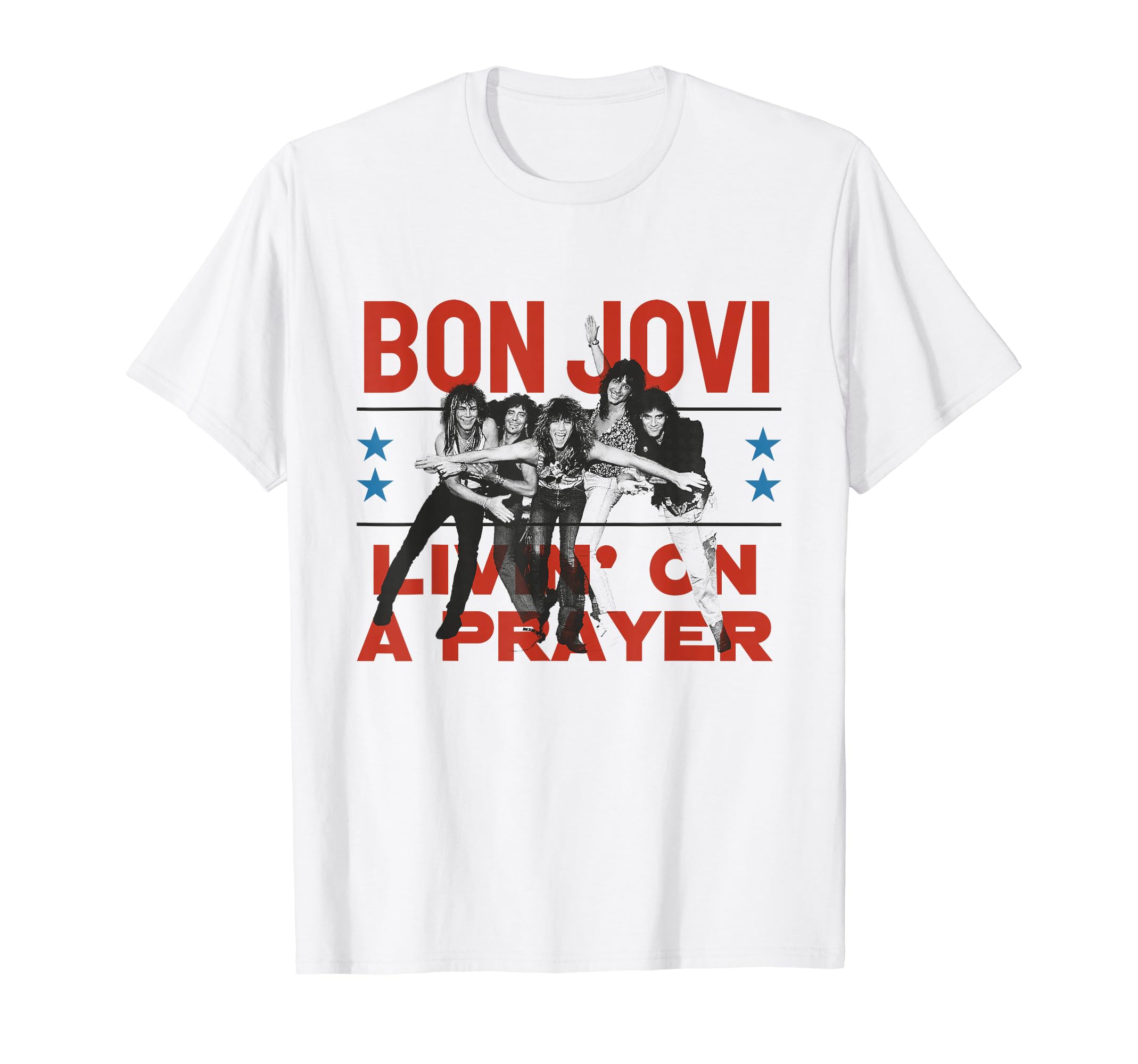 希少完売品BON JOVI Livin’ on a player Tシャツ XL Amazon | Bon Jovi Livin' On A Prayer 公式 Tシャツ | Tシャツ