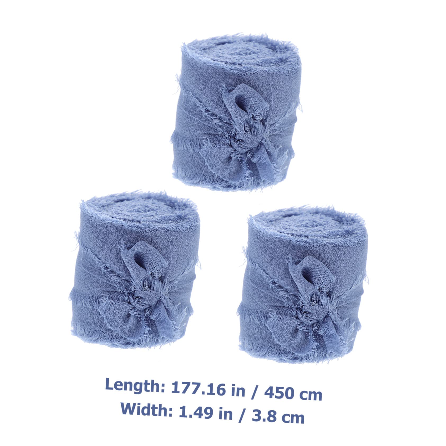 SHINEOFI 9stücke Teiliges Zarter Chiffon-fransenbänder Yards Pro Dekorative Hochzeits Und Geschenkverpackungsbänder Für -projekte Und Festliche Anlässe