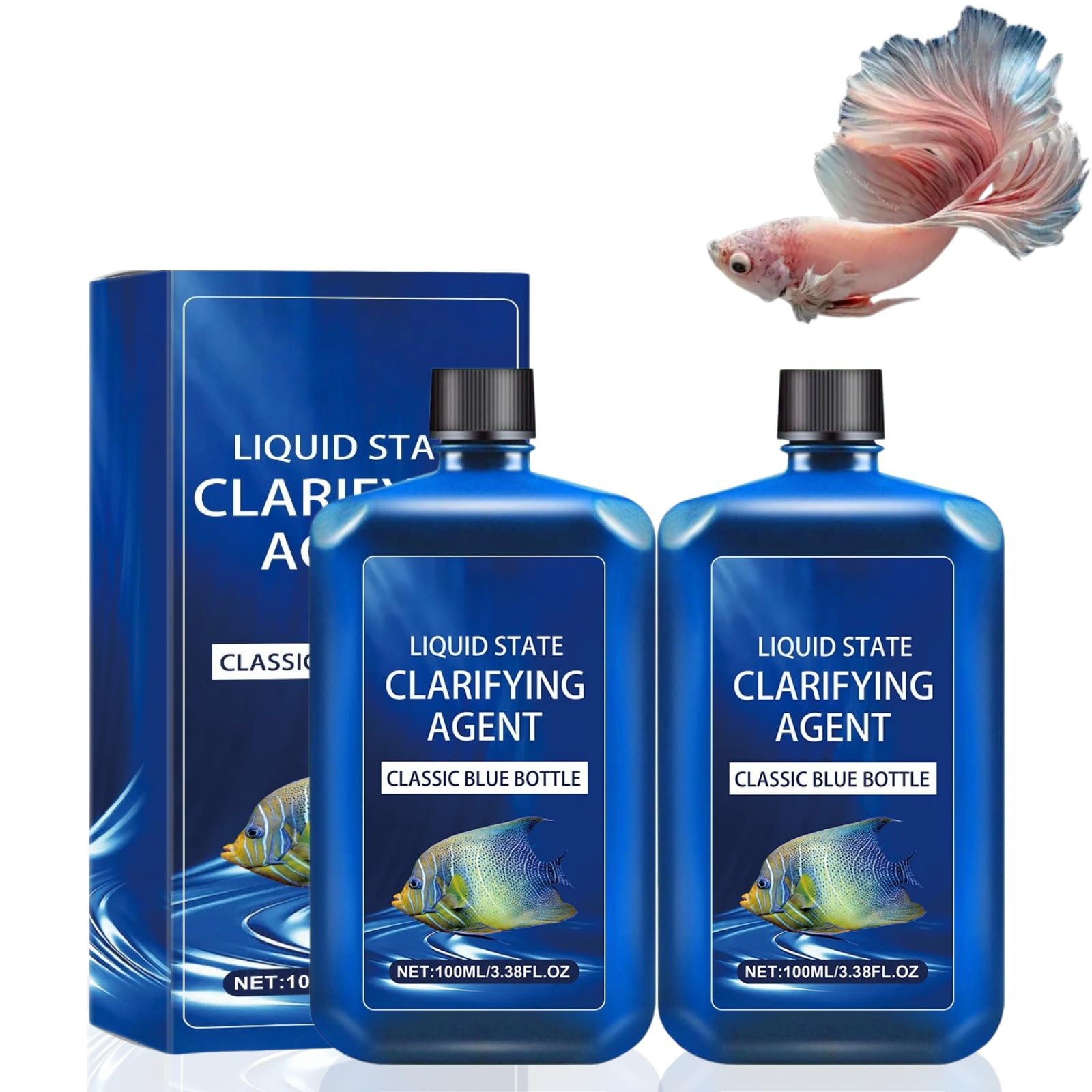 100ML Fast-Acting Aquari/um Water Cleaner,Fish Tank Cleaner & Accessories