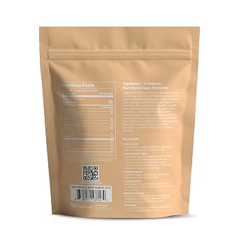TagaSweet Light Brown Sugar Alternative, Keto Friendly, Tooth Friendly, Low Calorie, Gluten Free, 16 oz