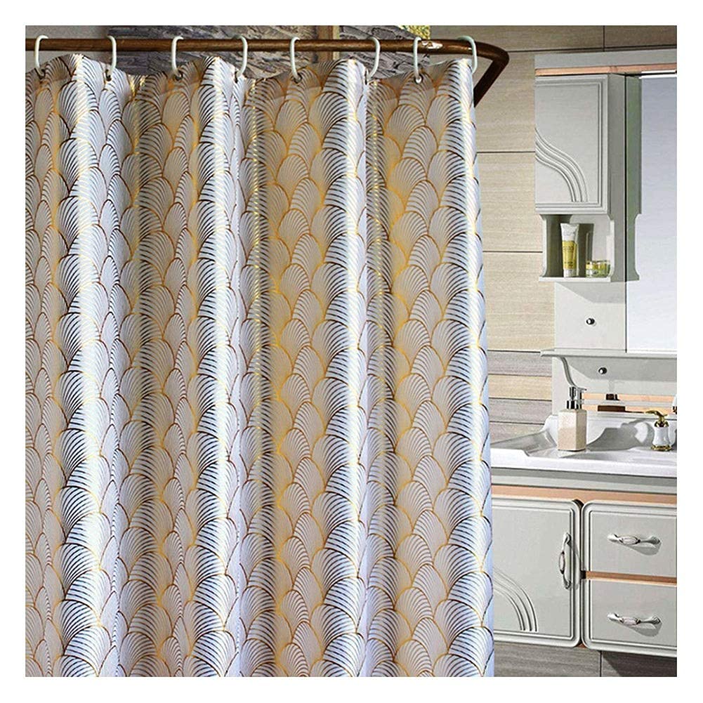 Cloison de salle de bain anti-moisissure rideau de bain long imperméable