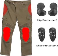 Alpha Rider Motoros Védőpárnás Denim Nadrág Férfi 3XL Zöld 3
