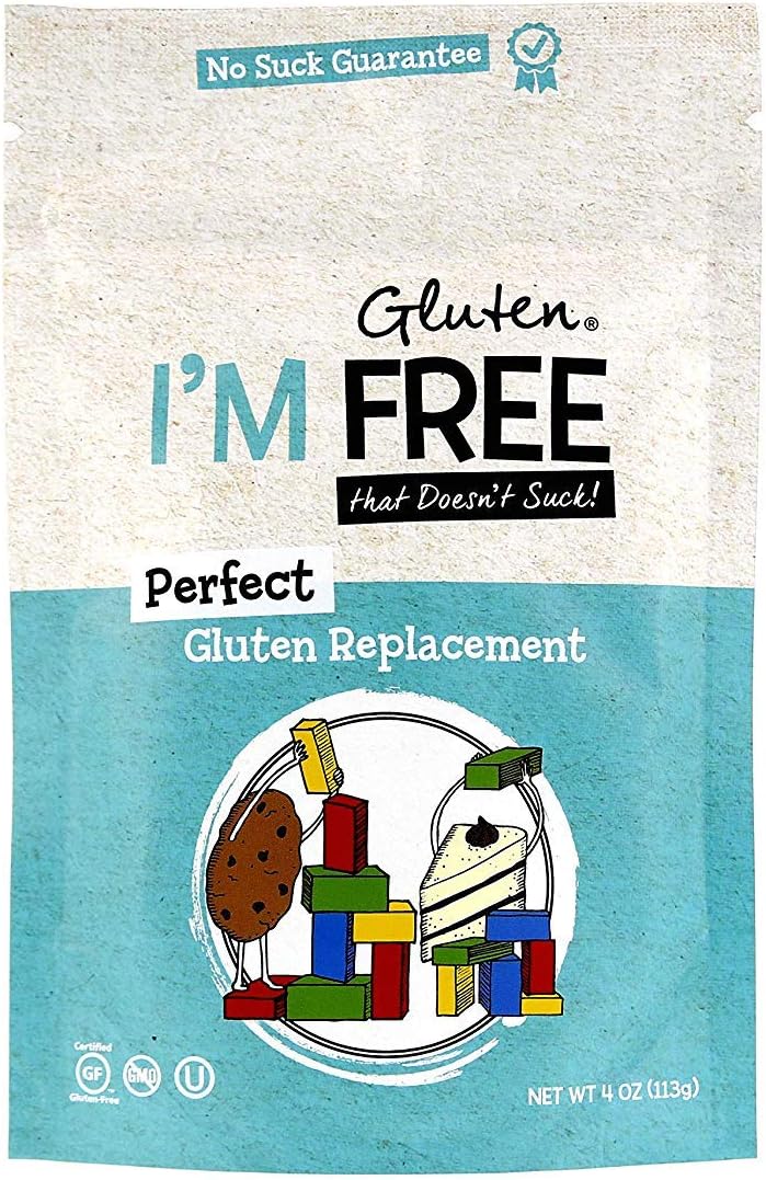 Perfect Gluten Replacement Vegan ⊘ Non-GMO Gluten-Free OU Kosher Certified - 4 oz. (gives structure to gluten-free flours)