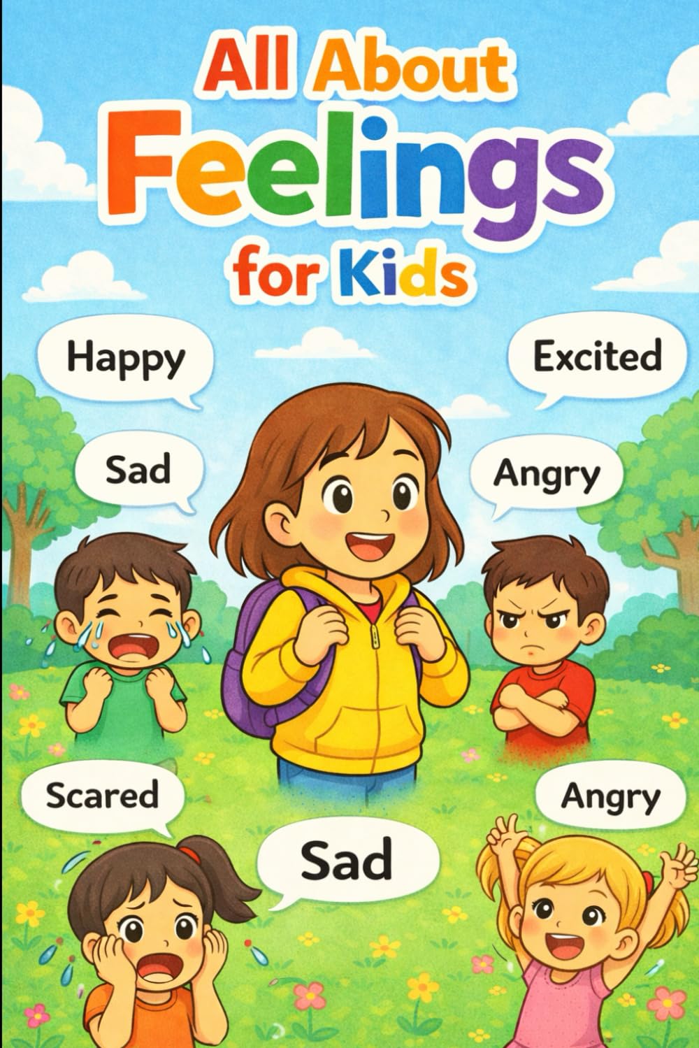 All About Feelings for Kids: A Gentle Social Emotional Learning Book for Toddlers Ages 3–6 Exploring Happy, Sad, Angry and Other Feelings