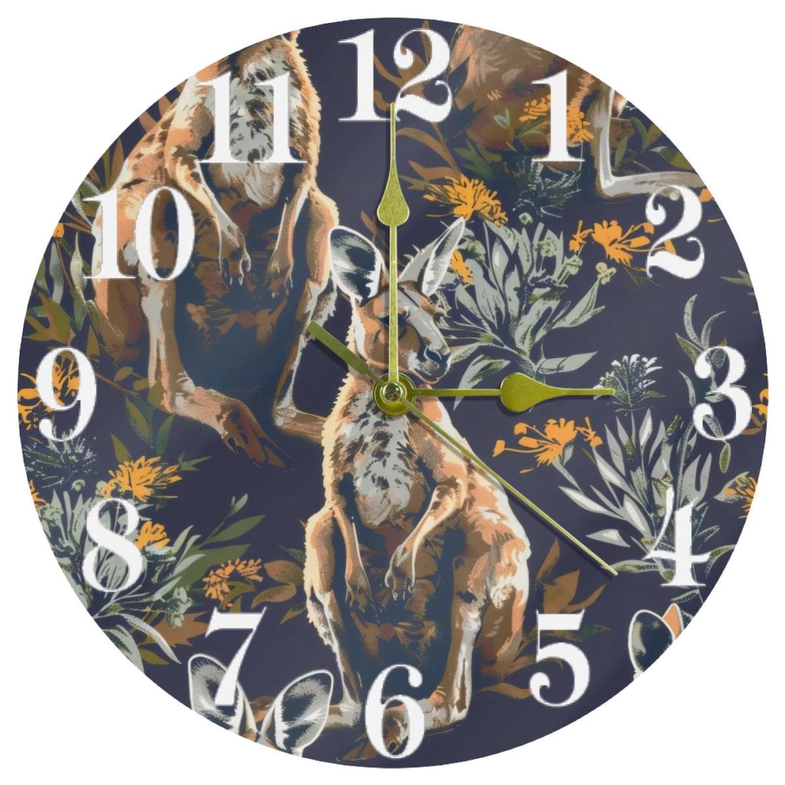 Horloge kangourou silencieuse pour éliminer le bruit du tic-tac
