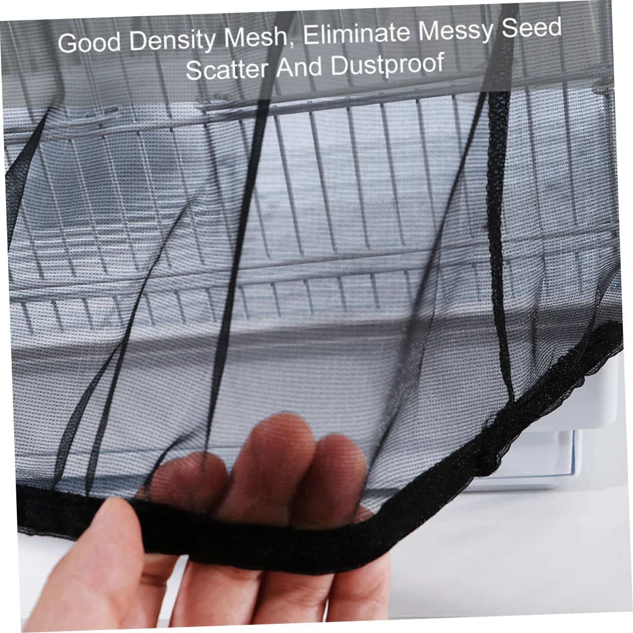 COSMEVIVI Birdcage Accessories Birdcage Covers Mesh Bird Cage Net Cover Practical Ventilated Pet Cage