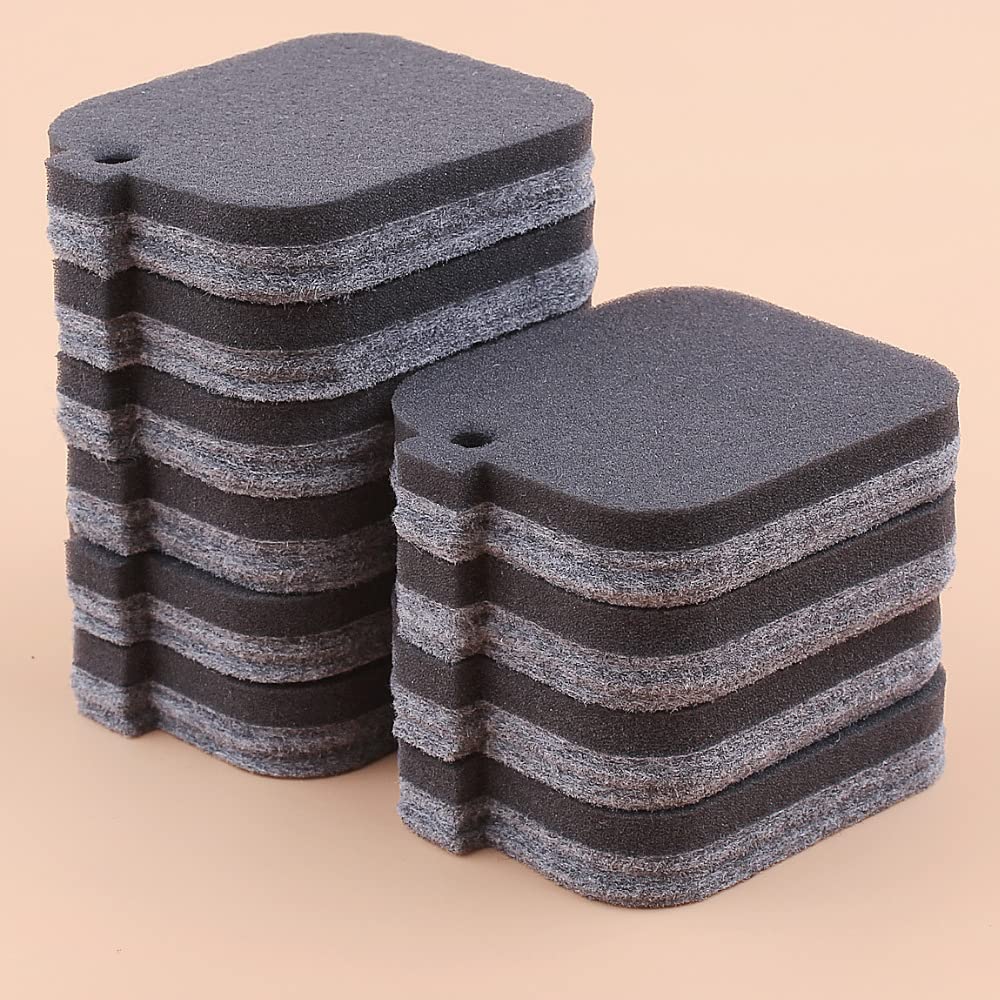 10 Piezas/Lote de filtros de soplador Aptos for sopladores de Hojas BG45, BG46, BG55, BG65, BG85, BR45C, SH55 y SH85 42291201800