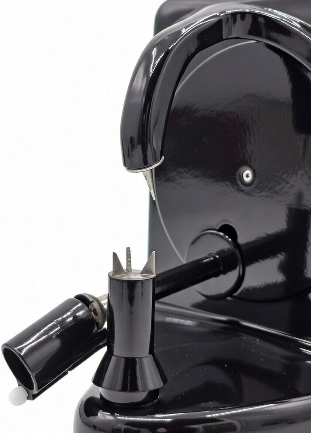 Professional Automatic Fruit & Vegetable Peeler Electric Apple Peeler Fast & Efficient Rust-Resistant Stainless Steel Easy Cleanup, Plastic & Stainless Steel, Black