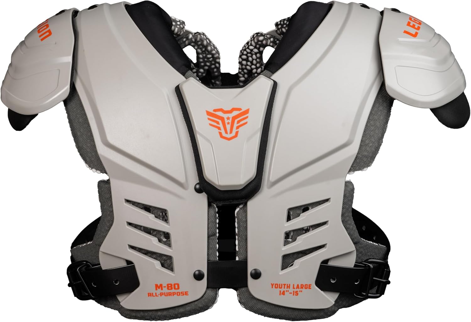 Legion Youth Football Shoulder Pads, Patents Pending, Lightweight, Optimized Mobility, Enhanced Impact Protection, Industry-Best Ventilation and Cooling