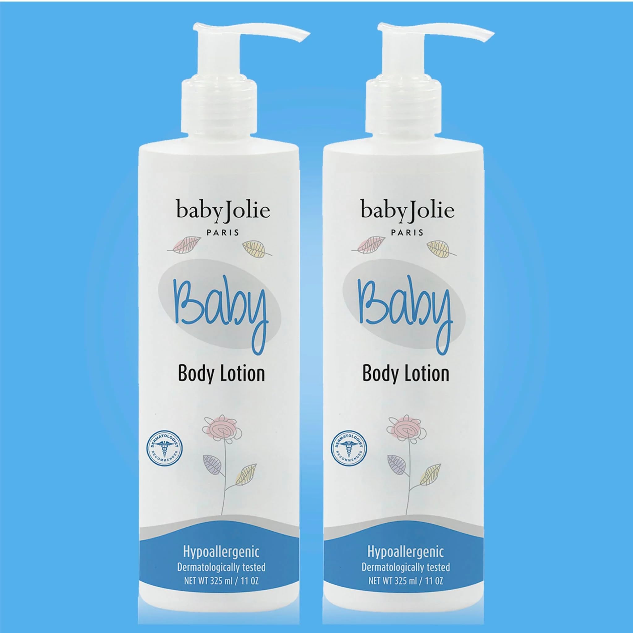 Baby Jolie Gift Set for Babies and Toddlers | 2Pk Body Lotion Moisturizing 11Oz