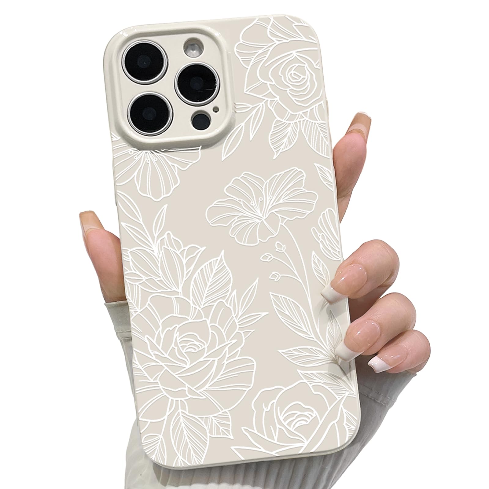 NITITOP Compatibile con iPhone 16 Pro, custodia estetica