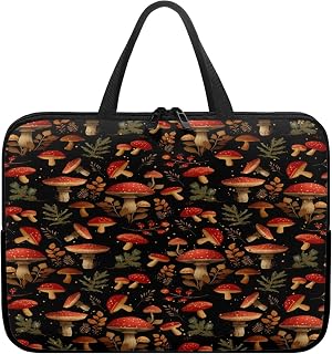 Stampa Paesaggio 3D Borsa Porta PC,Custodia Laptop con Manico e Cerniera,Borsa PC Impermeabile Resistente Graffi,10-17Pollici Laptop Bag,Portatile Custodia Notebook (Pianta,10 pollici)