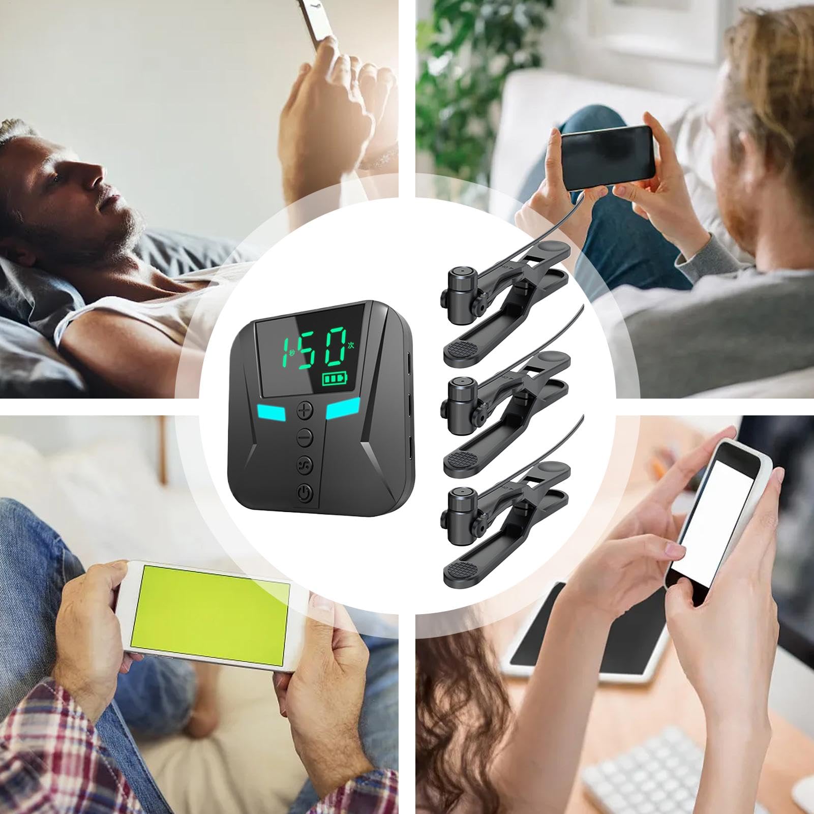 Clicker automático de Pantalla, simulación de Dedos para Tocar rápido y Continuo, Juego de transmisión en, Pantalla de Dedo simulada para Juegos, transmisión, Control Remoto